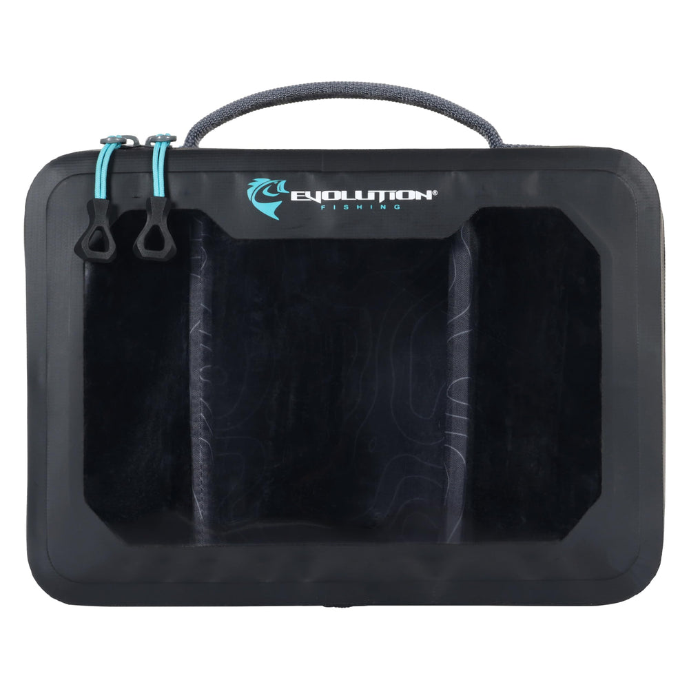 Evolution Fishing Plastix Case waterproof zipper keeps gear dry