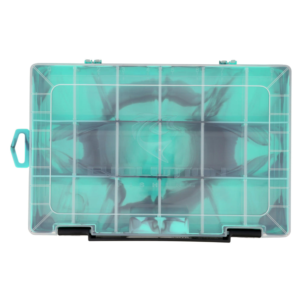 Evolution Outdoor 3600 Drift Tray four-pack display showcases color-coded organization.