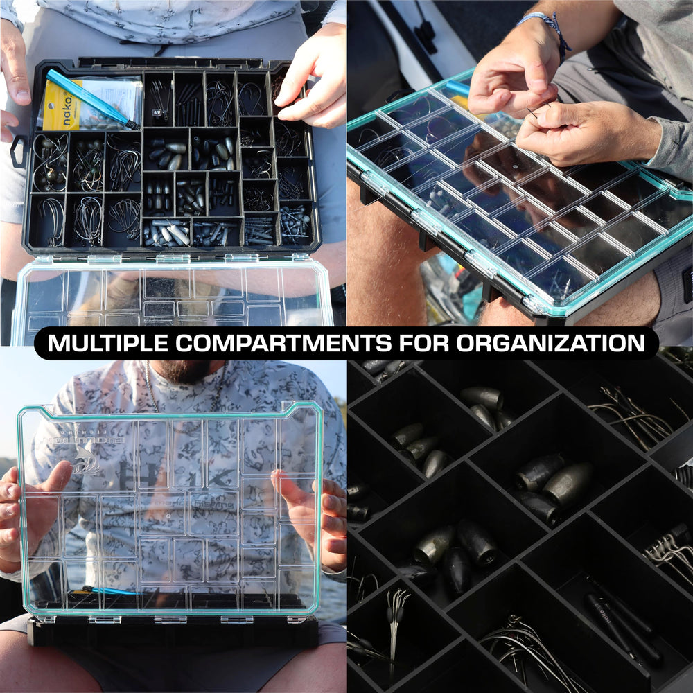 Evolution Outdoor BallistiX Terminal Tray single compression latch enables quick one-handed access.