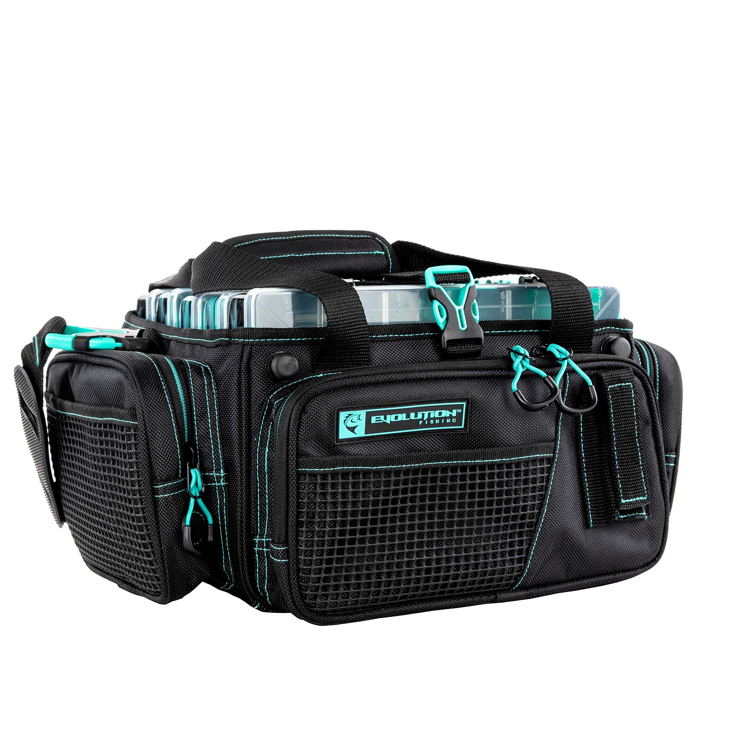 Evolution Outdoor Drift Series 5-tray capacity 3600 loaded for quick tackle access