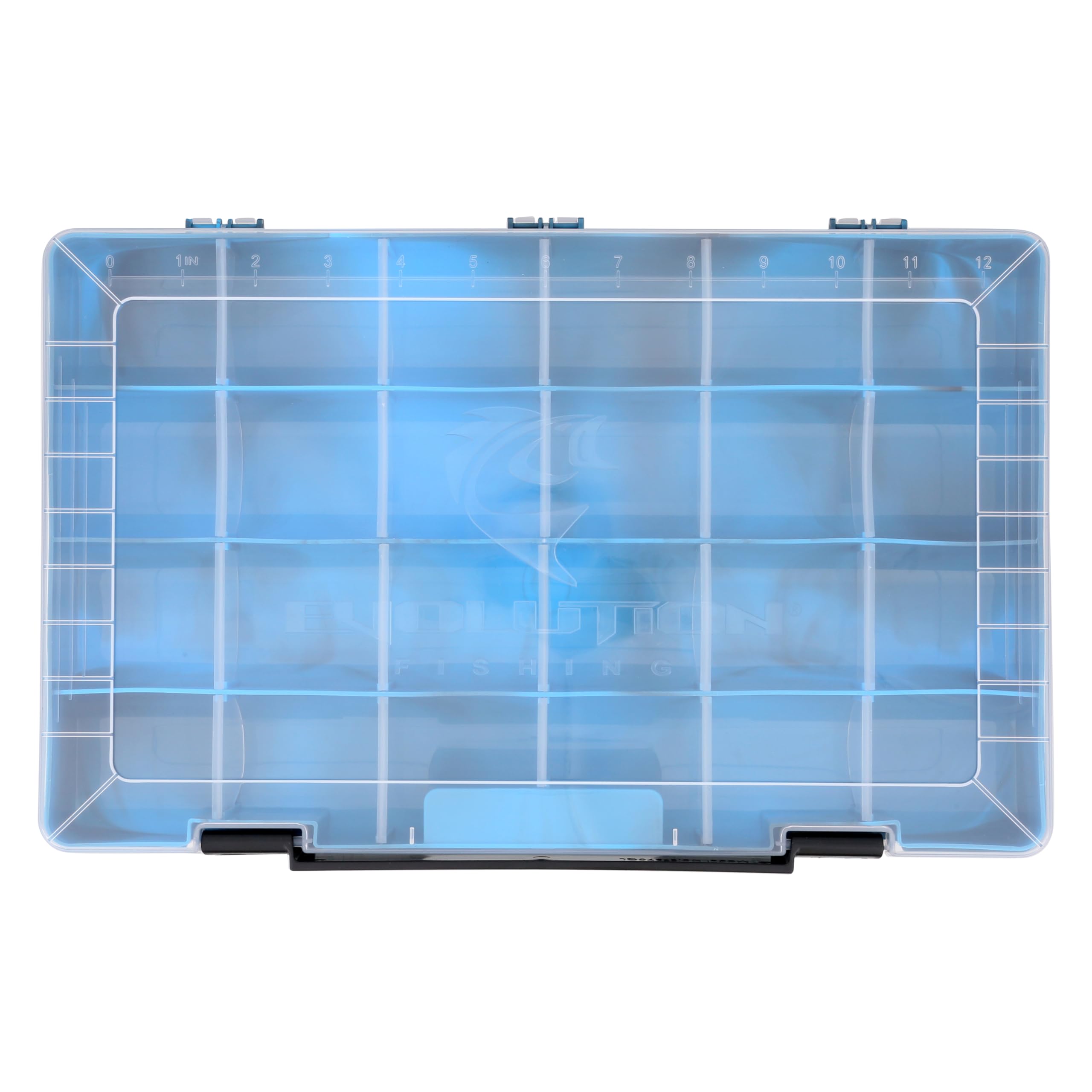 Evolution Outdoor Drift Series QuikLatch red tray with latch demonstrates secure easy access to contents