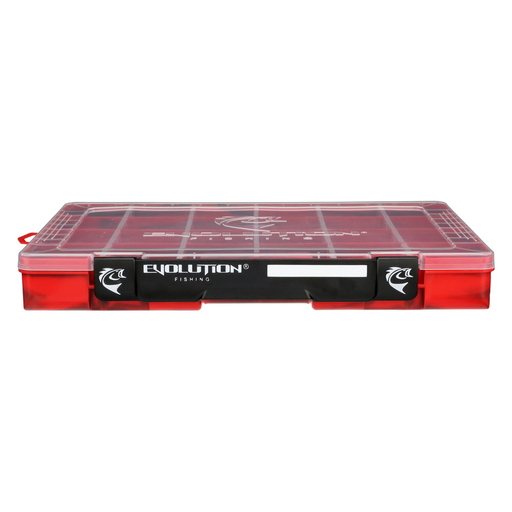 Drift Series QuikLatch tackle tray showing removable dividers for organized tackle.