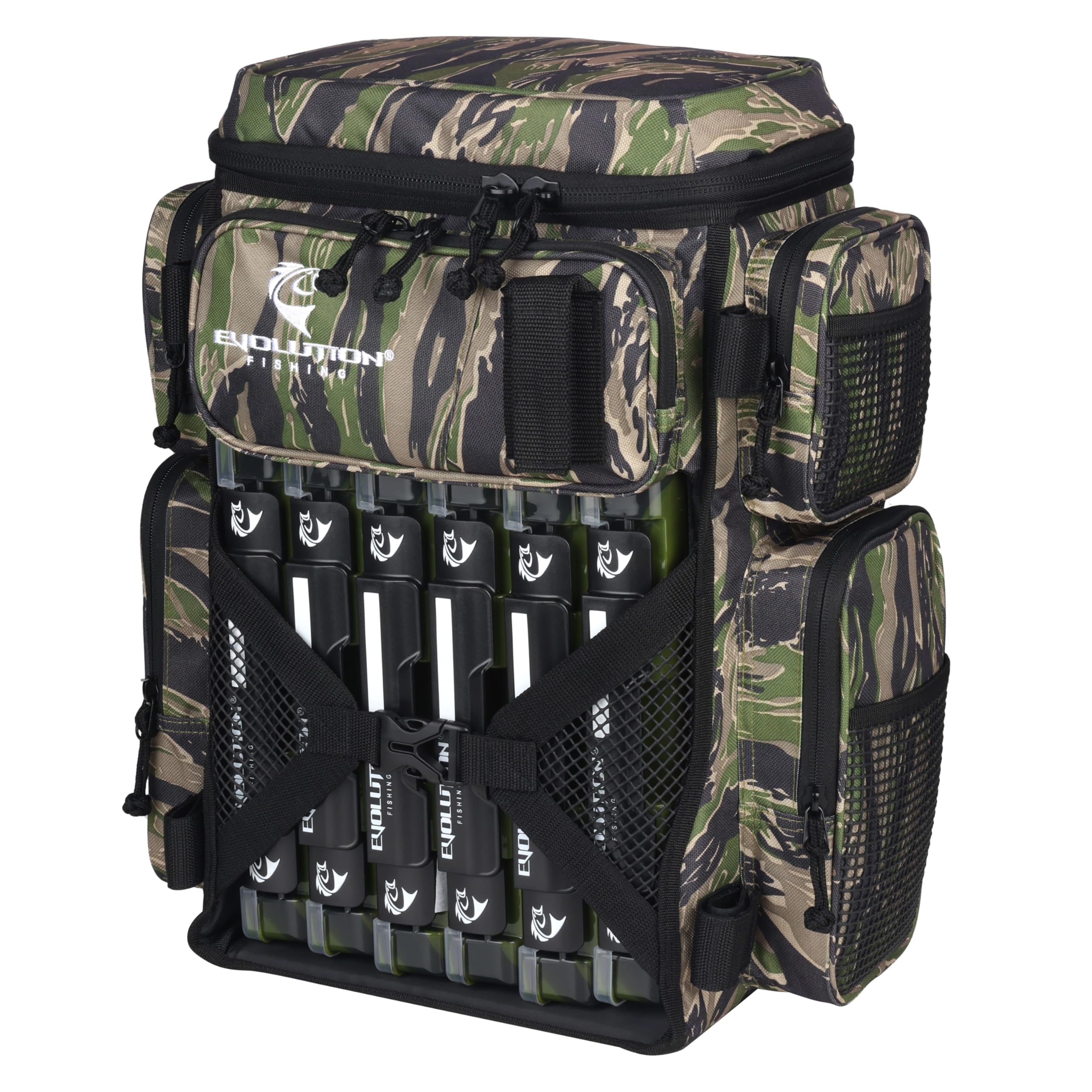 Evolution Outdoor Drift Series plier holster integrated for easy tool access.