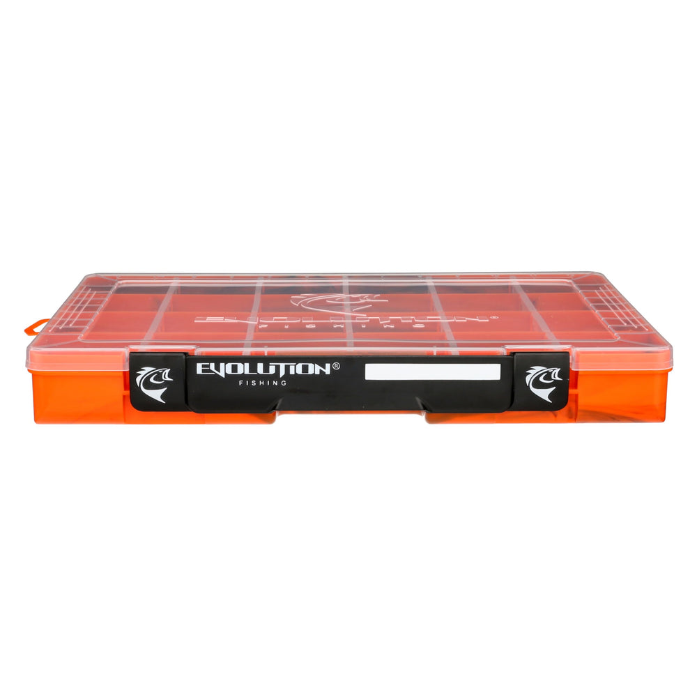 Evolution Outdoor Drift Series tray showing removable dividers for versatile organization.