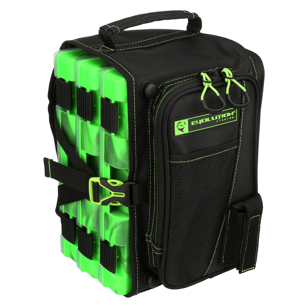 Evolution Outdoors Drift Tackle Sling Green pliers holsters in use