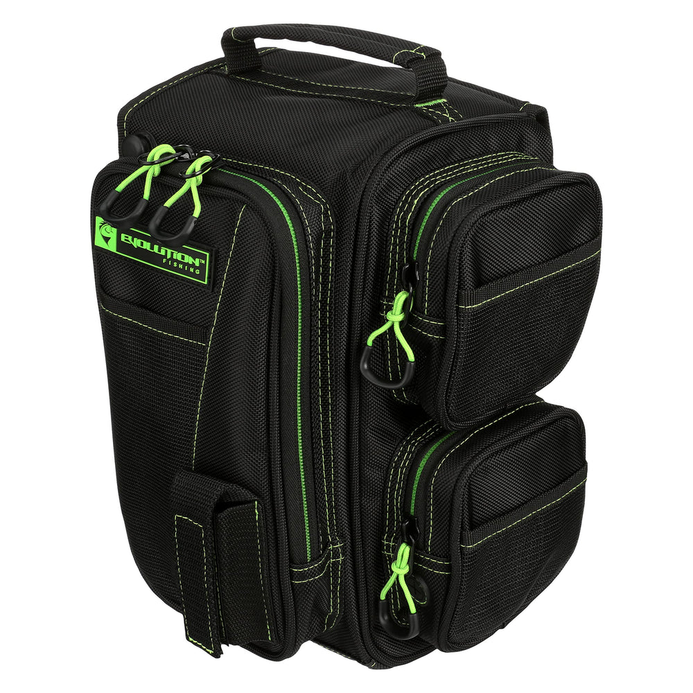 Evolution Outdoors Drift Tackle Sling Green rain fly deployed