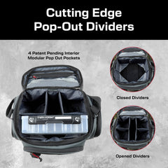 Evolution Outdoor Largemouth 3.0 bag molded EVA bottom withstands harsh waterfront surfaces