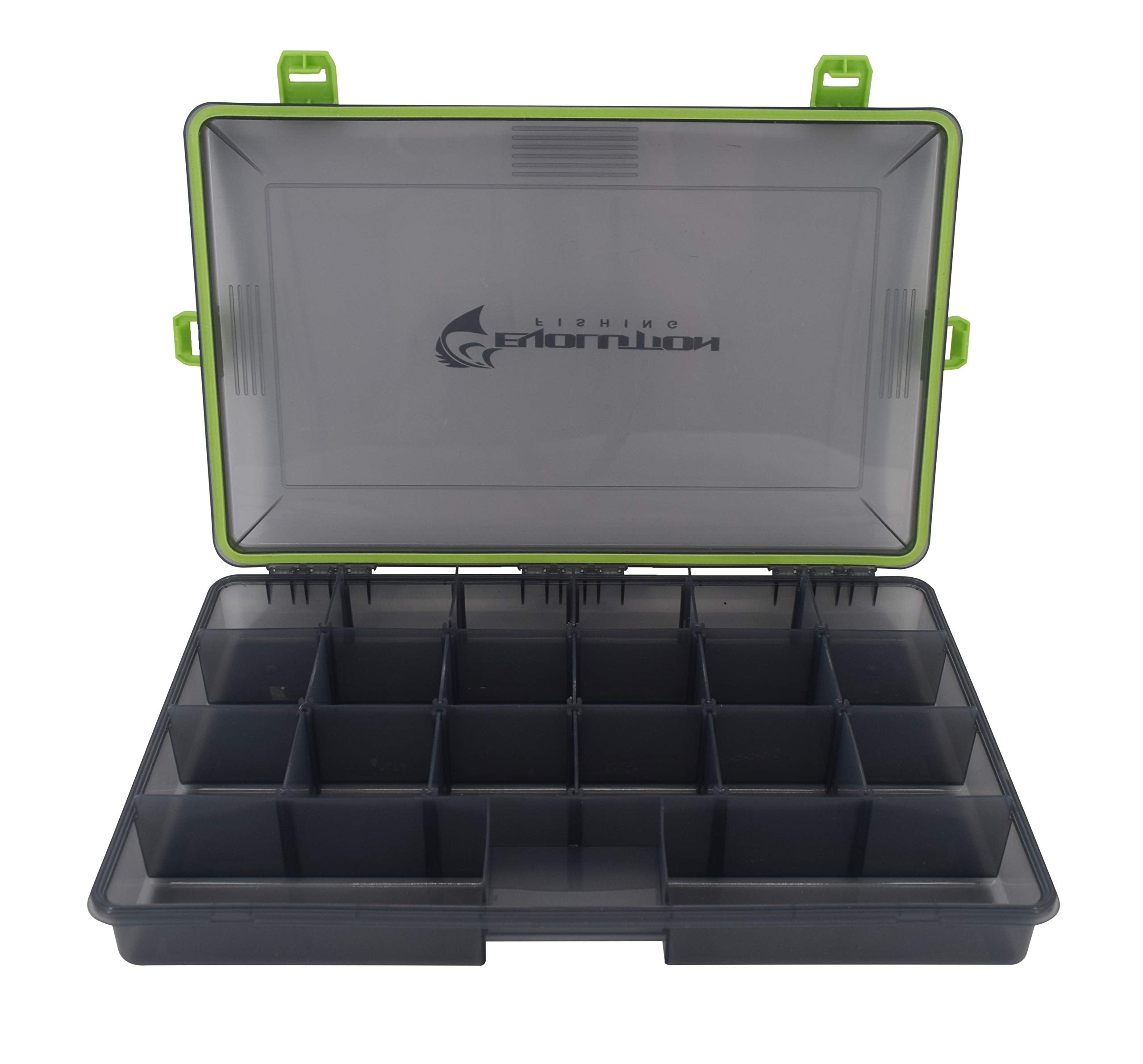 Evolution Outdoor buoyant tackle box floats aiding easy retrieval on water