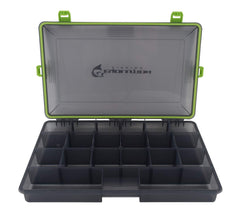 Evolution Outdoor buoyant tackle box floats aiding easy retrieval on water