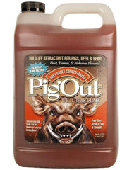 Evolved Habitats Pig Out pour-over attractant used on grains to attract hogs daily