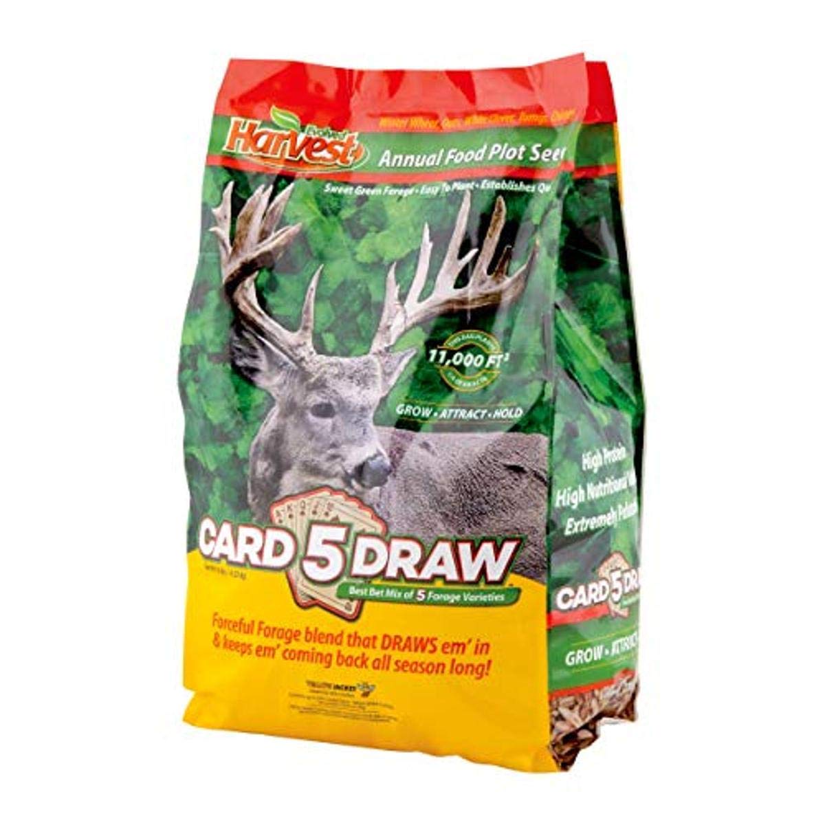 Evolved Harvest 5 Card Draw seed blend package