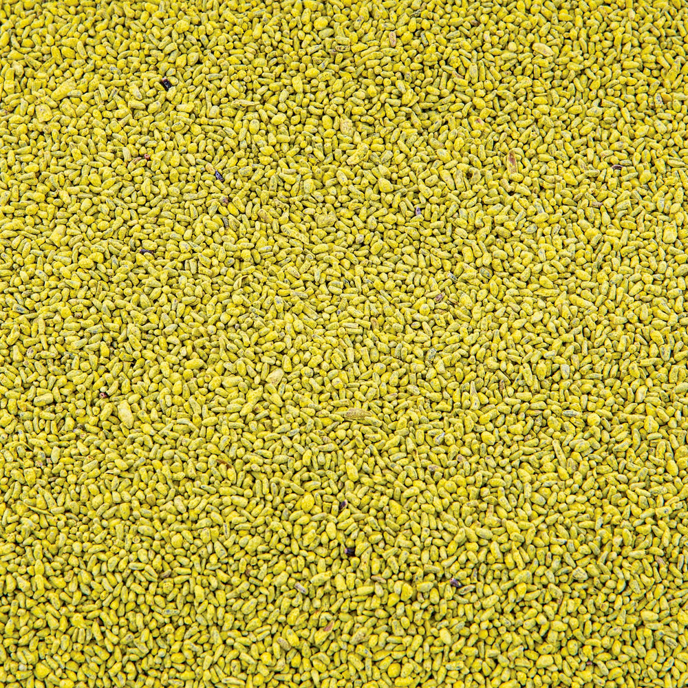 Evolved Harvest Chicory PRO Plot Mixer tub close-up emphasizes quality and storage-ready format.