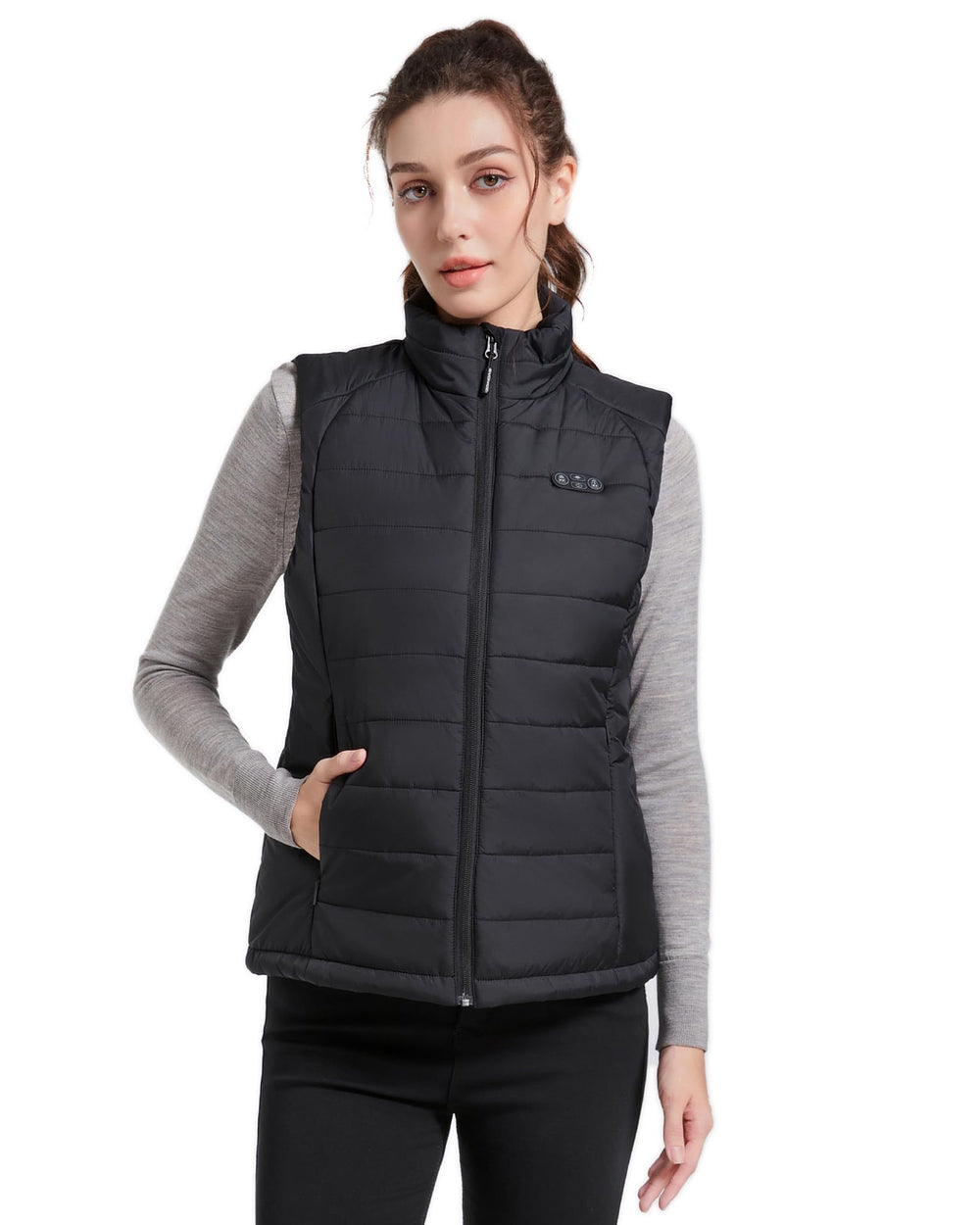 Evonicc heated vest ideal for winter activities like commuting and dog walking