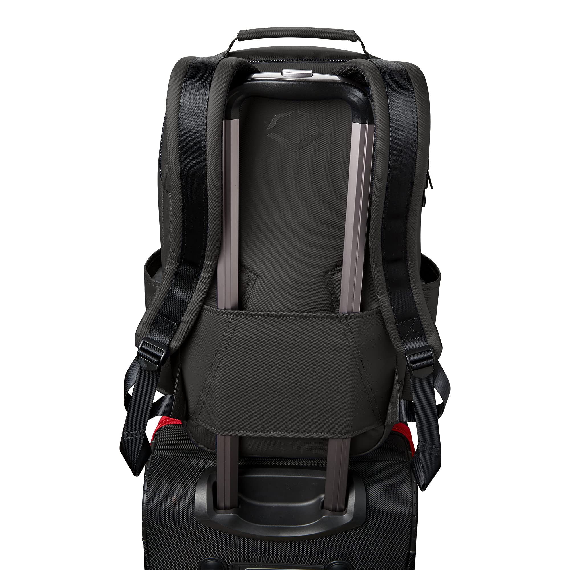 EvoShield Exec Backpack black travel-ready design for weekend trips.