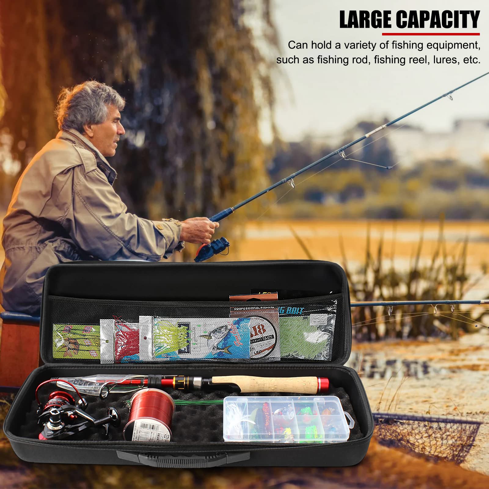 EVTSCAN durable EVA material withstands tough conditions for anglers.