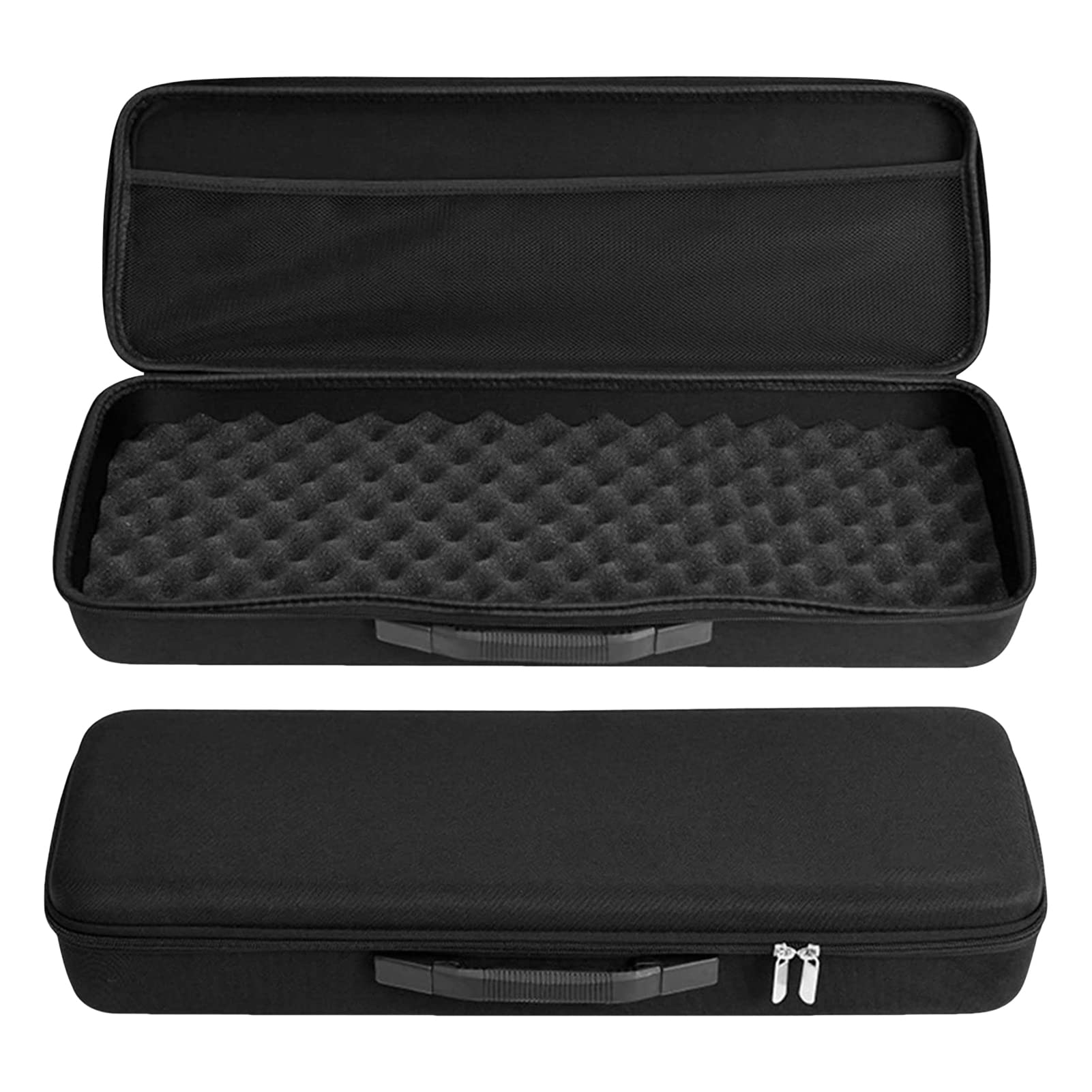 EVTSCAN portable waterproof hard EVA case exterior protects fishing gear on trips.
