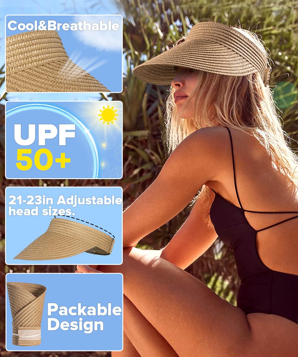 EW East Water packable foldable hat shown for travel and storage