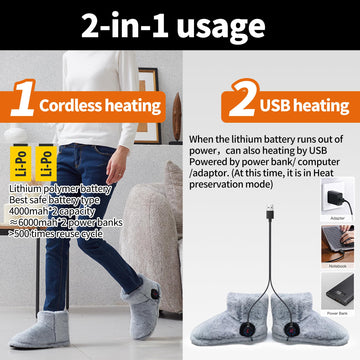 Ewarmer USB and battery power provides 2-in-1 warmth