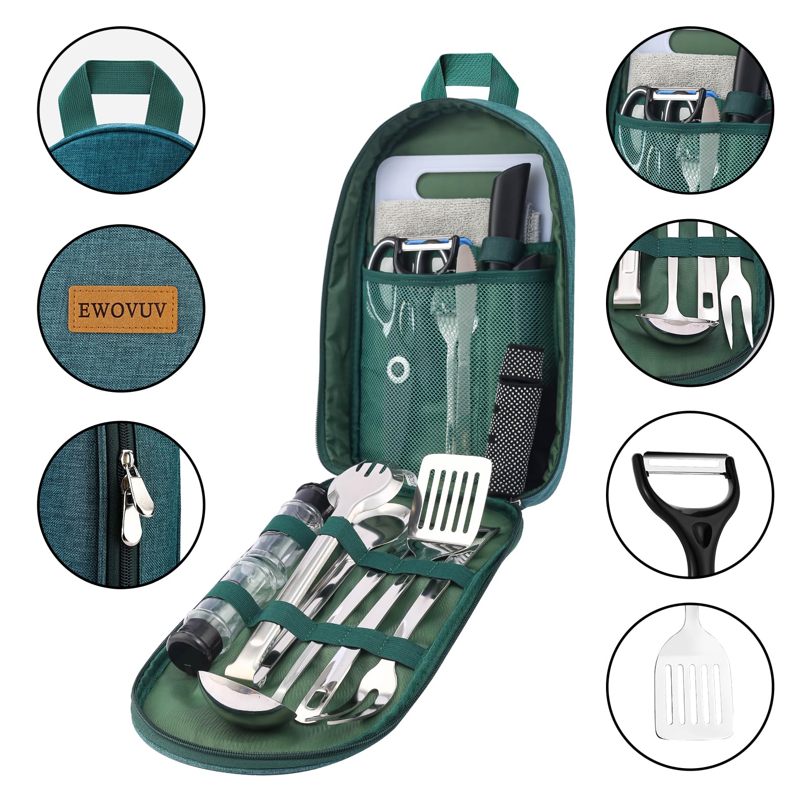 EWOVUV non-slip gloves provide grip while handling hot cookware.