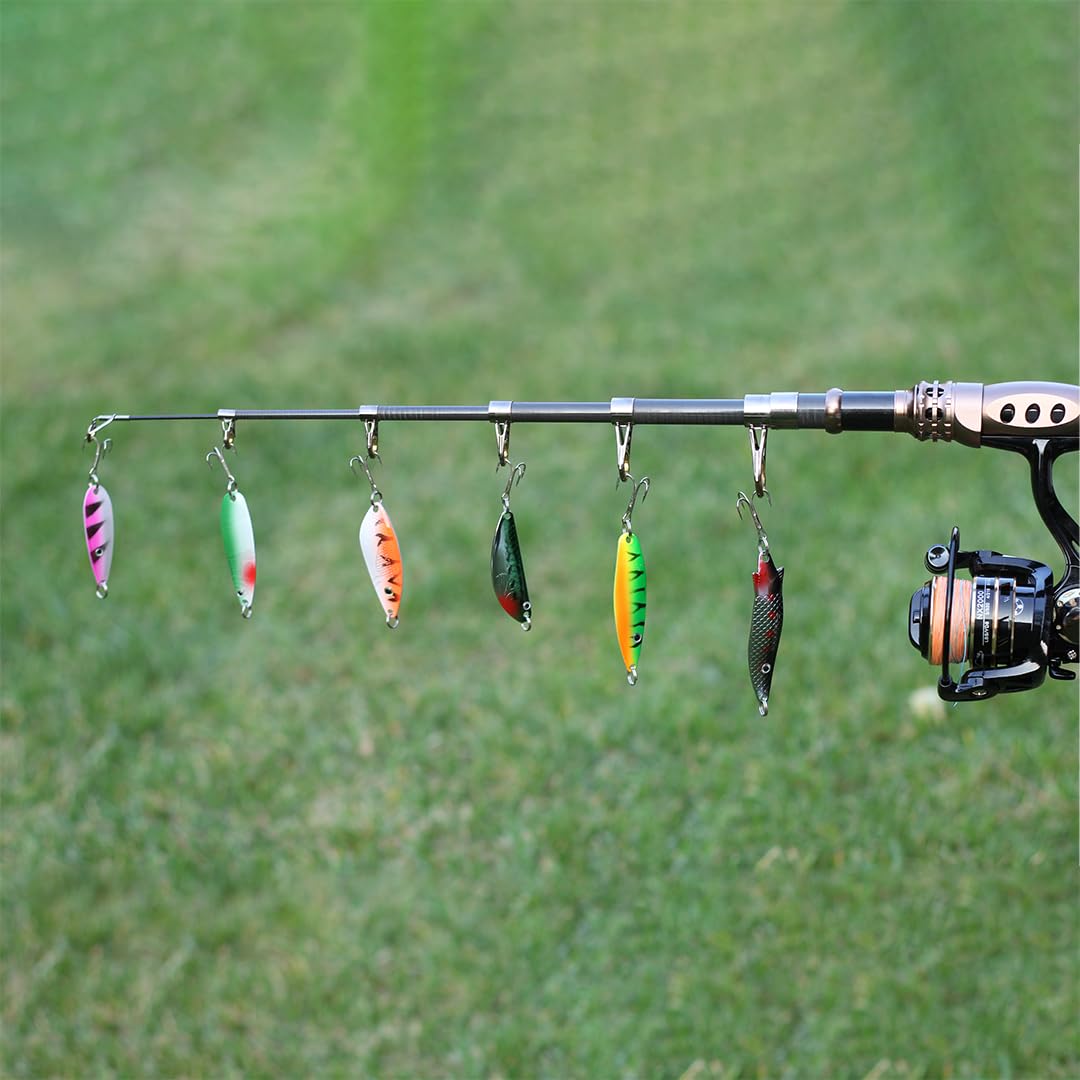 Metal spoon lures for bass fishing