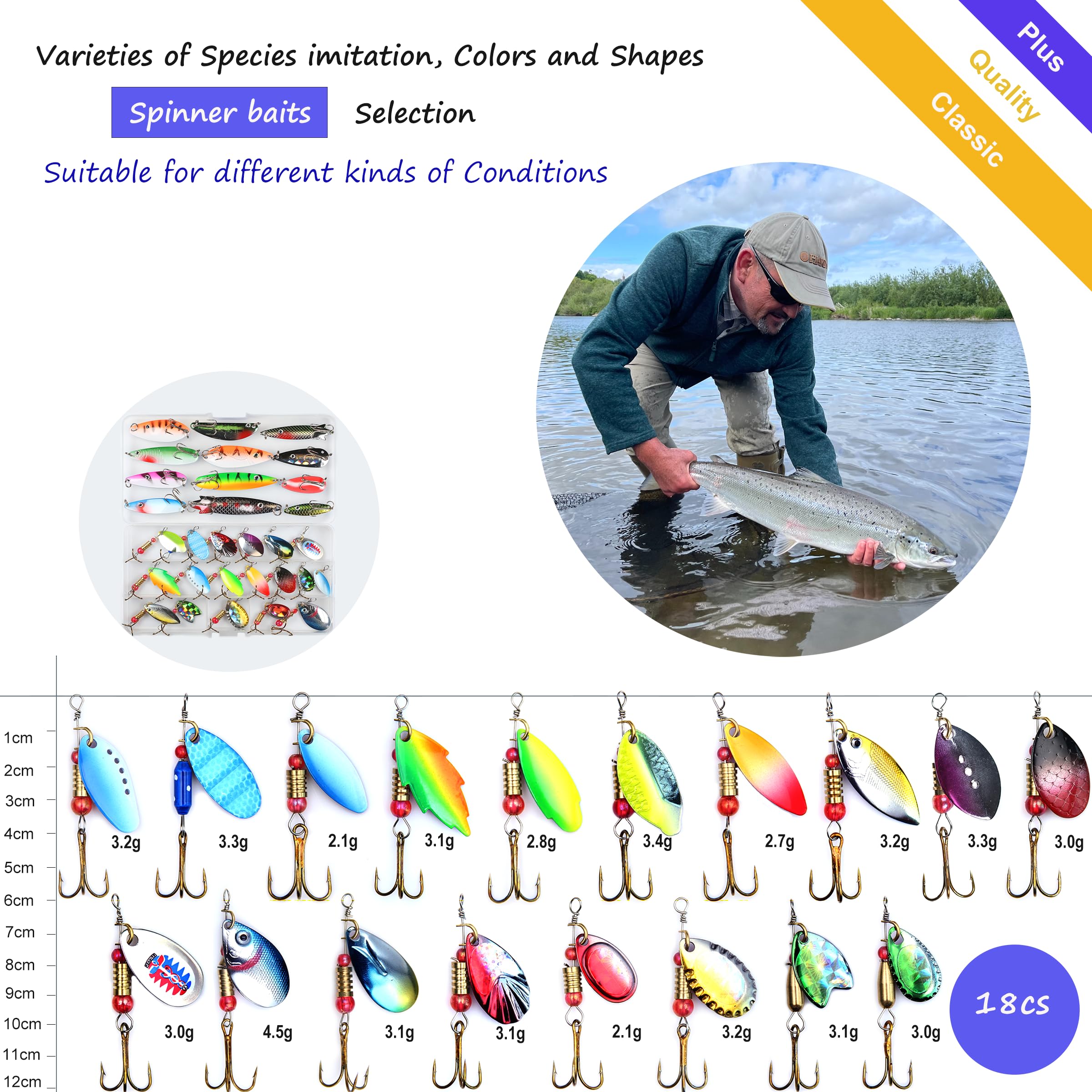 Corrosion-resistant fishing lures for freshwater and saltwater