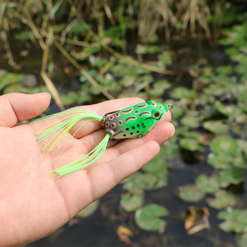 EXAURAFELIS soft plastic frog bait close-up