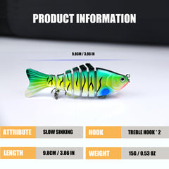 3D realistic eyes detail on swimbait