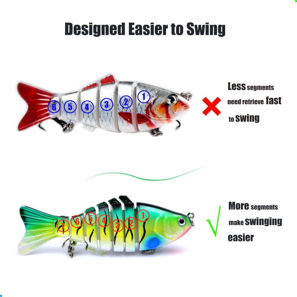 Inner bass steel ball stabilizer visible inside the lure