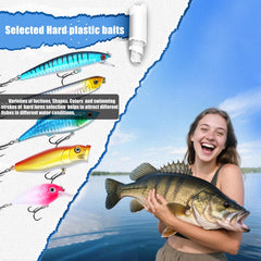 VIB jigs and assorted worm hooks close-up