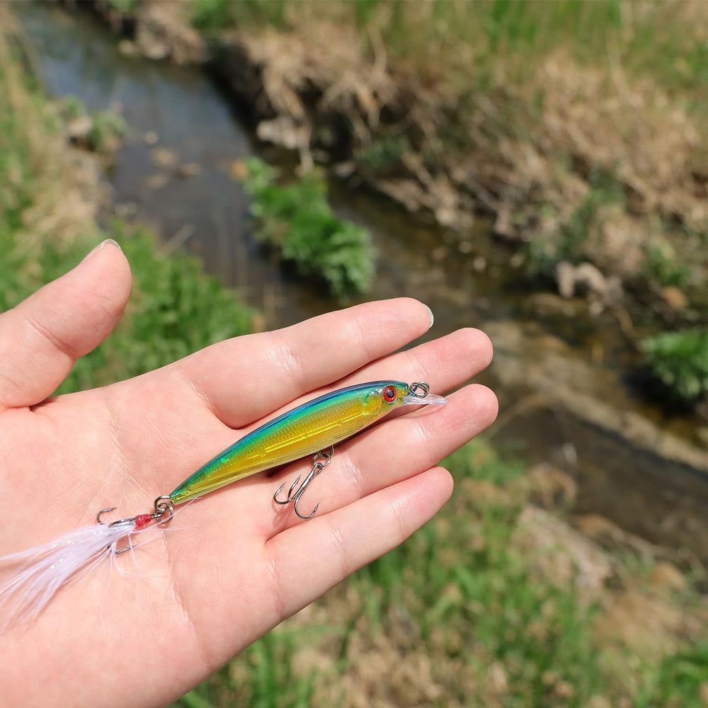 EXAURAFELIS Minnow lure casting action in water