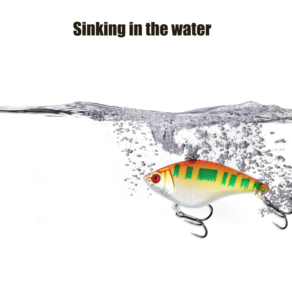 VIB Lure action during retrieve showing vibration