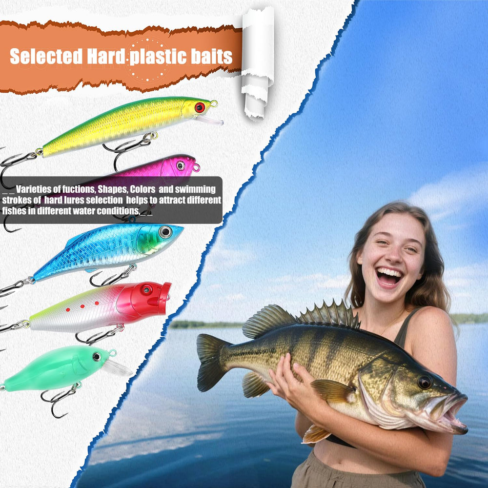 Soft plastic worms and grubs assortment from Exaurafelis kit