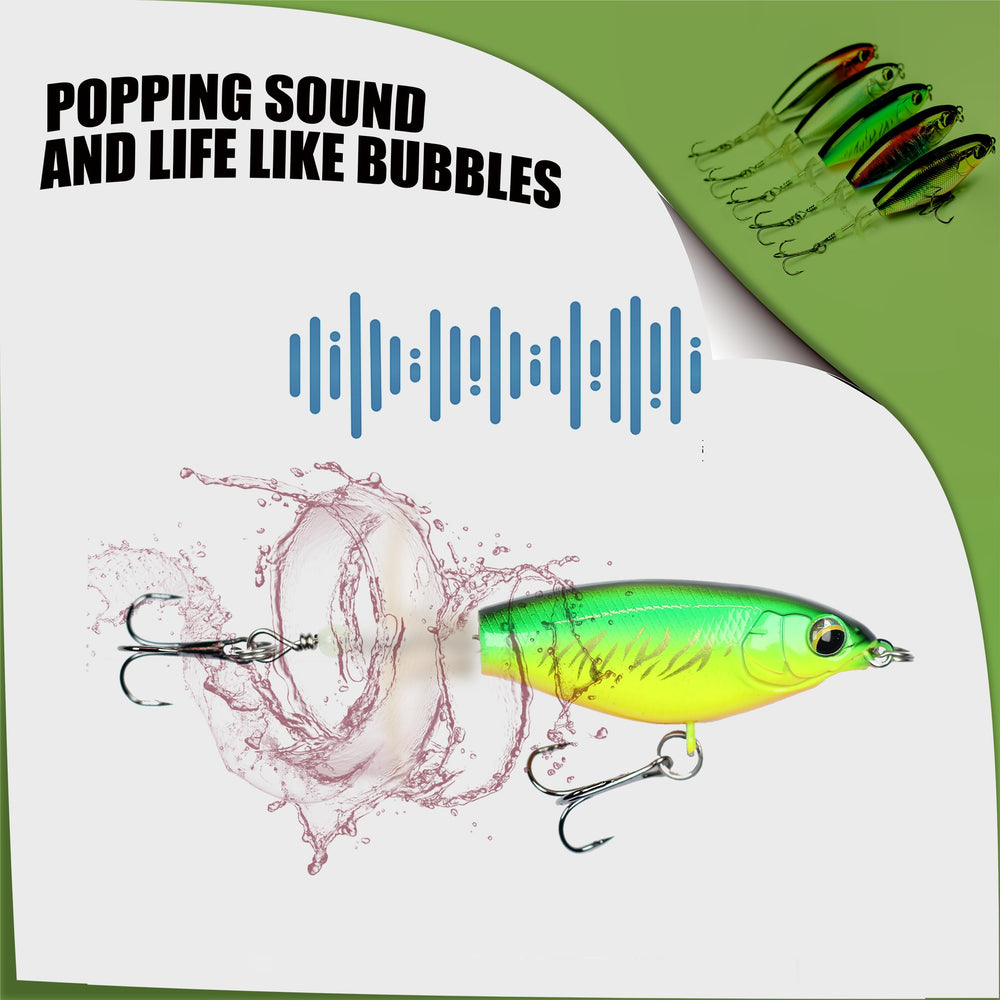 Lure showing balanced belly weight for long casts