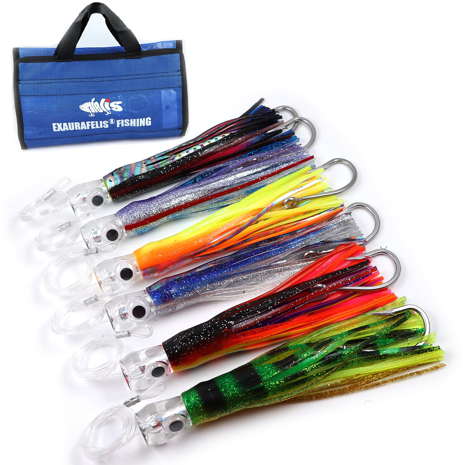 EXAURAFELIS 6.5-Inch Trolling Lure Kit - color option 1