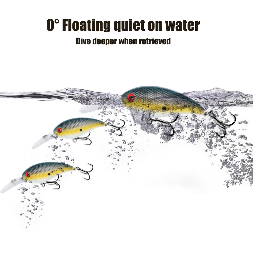 Crankbait used in saltwater and freshwater environments