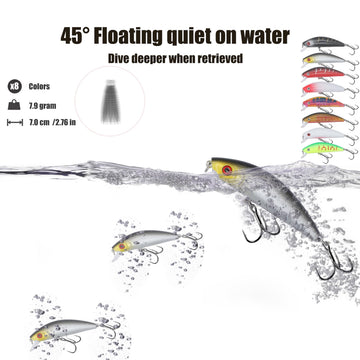 Crankbait lure with diving lip detail