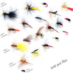 Assorted fly patterns included in Exaurafelis kit