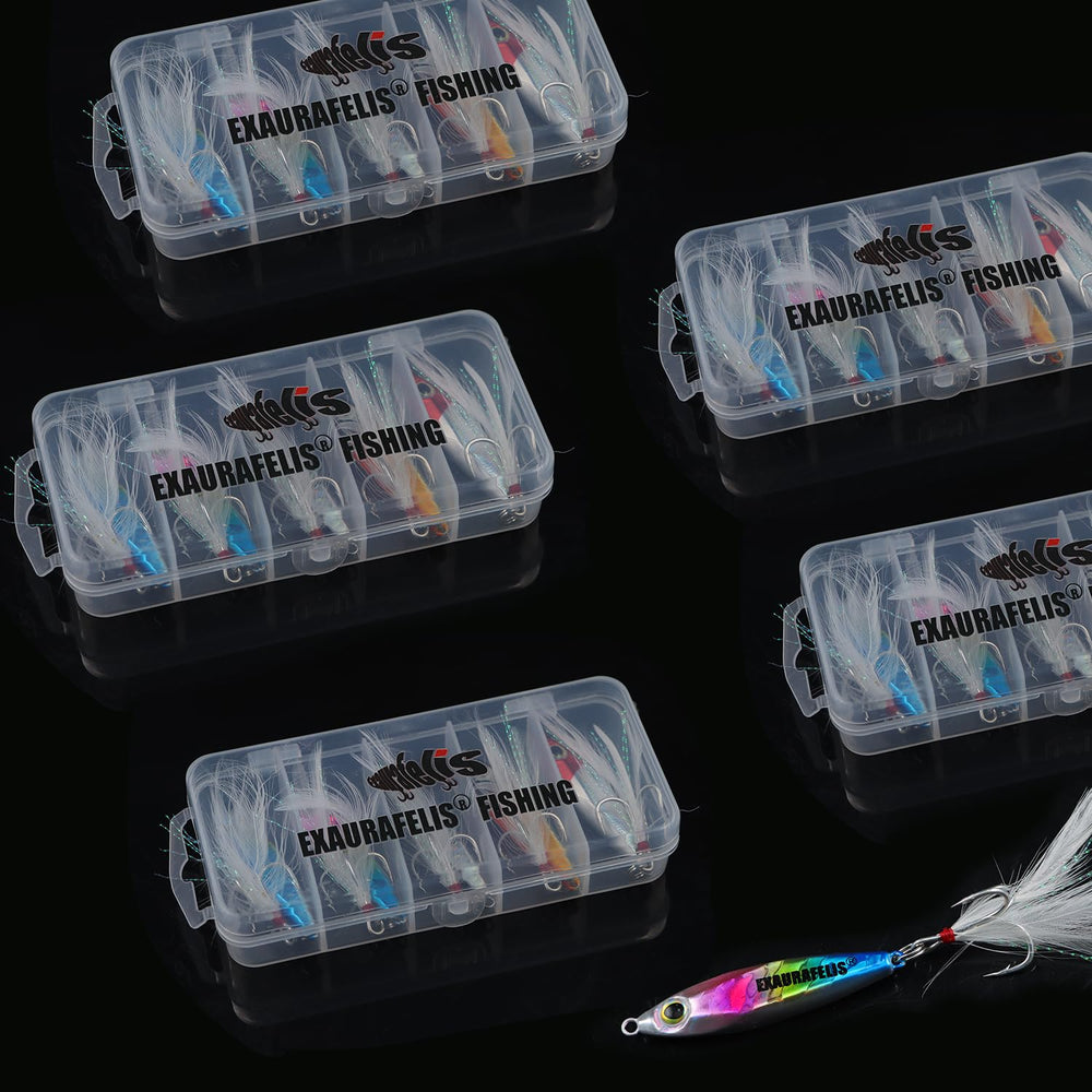 Metal spoon collection for saltwater and freshwater fishing