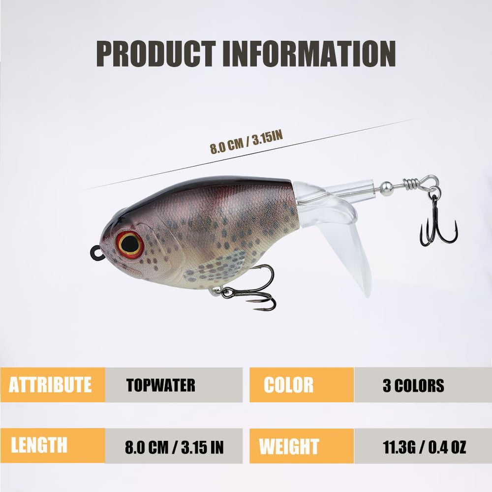 ABS plastic body with rust-proof treble hooks