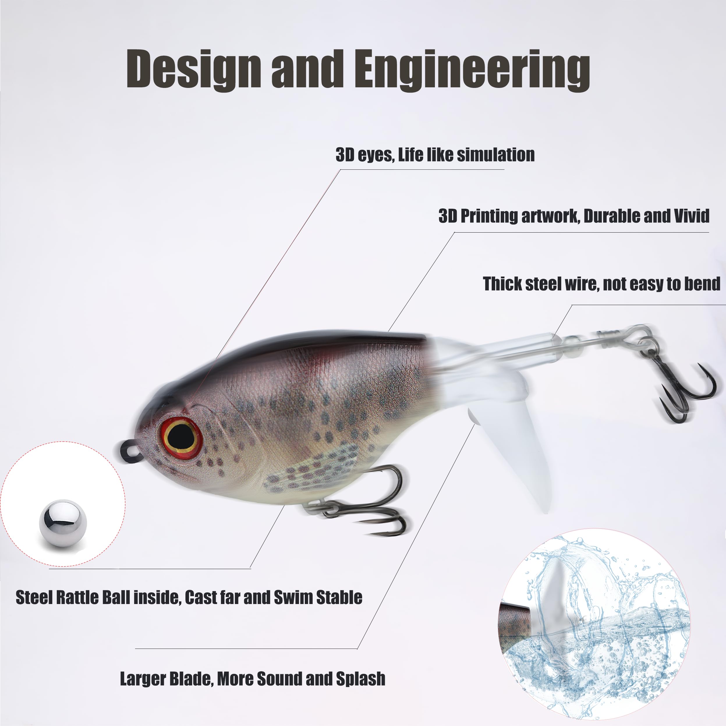 Long casting Whopper Plopper attracting bass