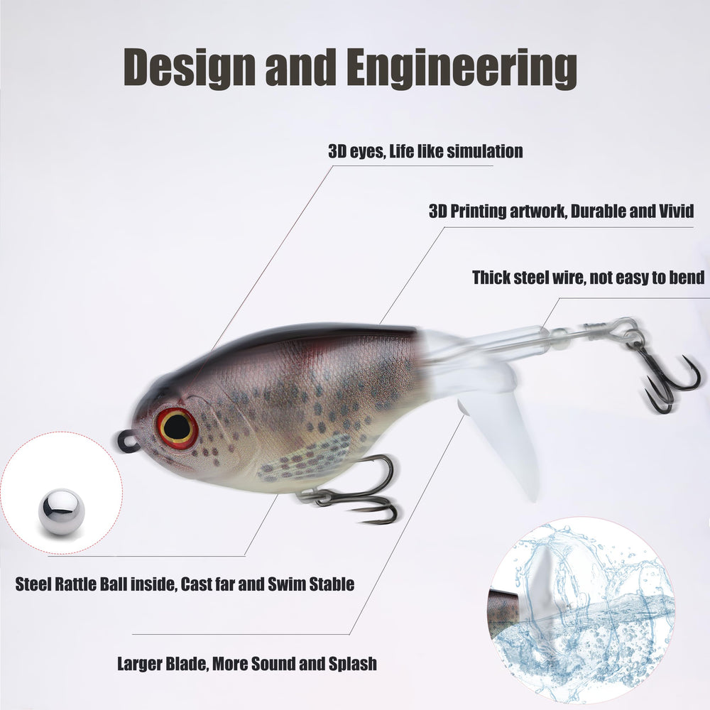 Long casting Whopper Plopper attracting bass