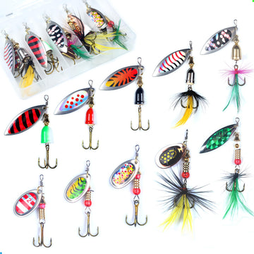 Exaurafelis 10-piece spinnerbait fishing lures kit