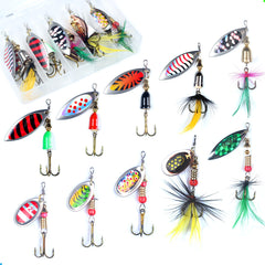 Exaurafelis 10-piece spinnerbait fishing lures kit