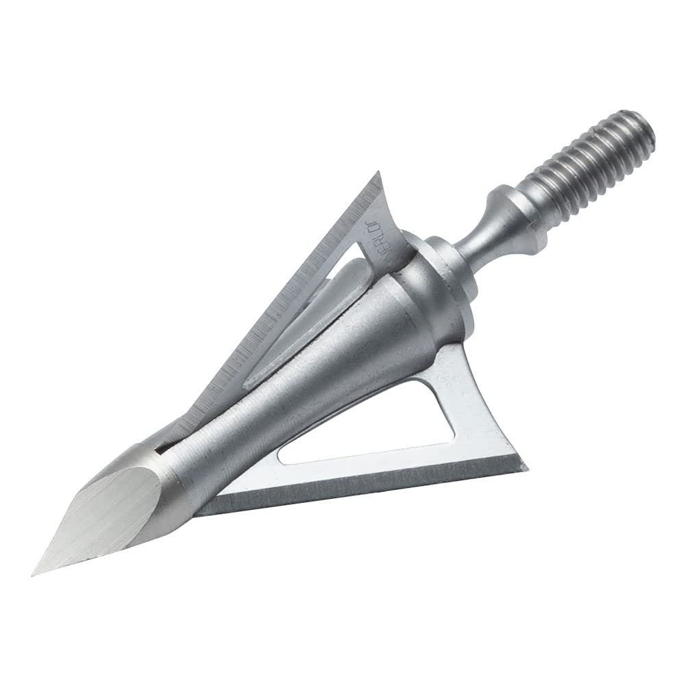Excalibur Boltcutter 125 grain close-up: durable stainless steel blade for rugged hunting