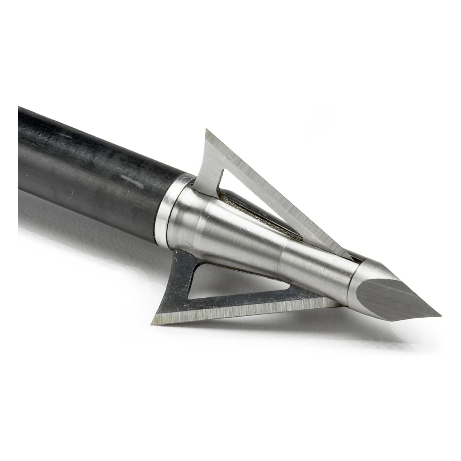 Excalibur Boltcutter 3-blade design on-pack highlights durable stainless construction for tough hunting.