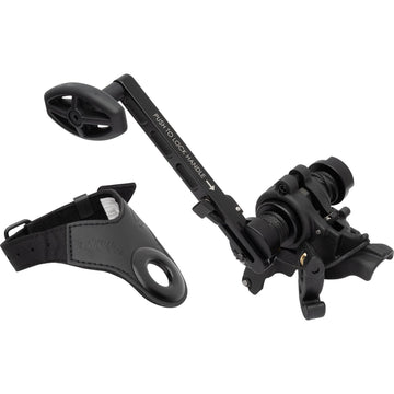 Excalibur Charger Lite crank on bow enables fast, quiet cocking for efficient hunts.