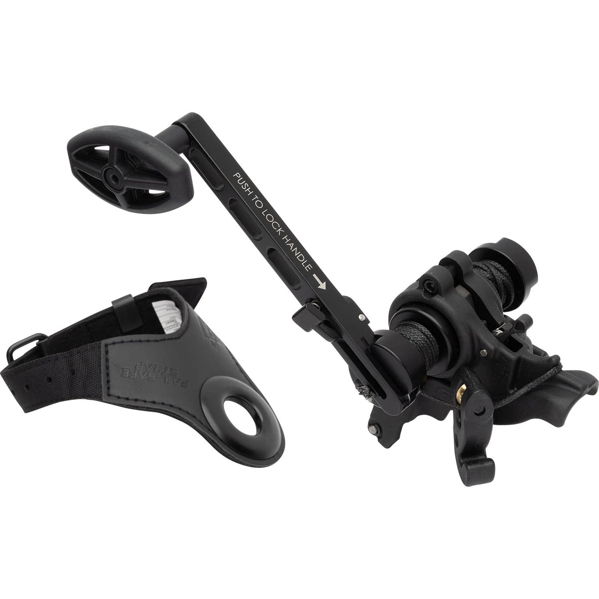 Excalibur Charger Lite crank on bow enables fast, quiet cocking for efficient hunts.