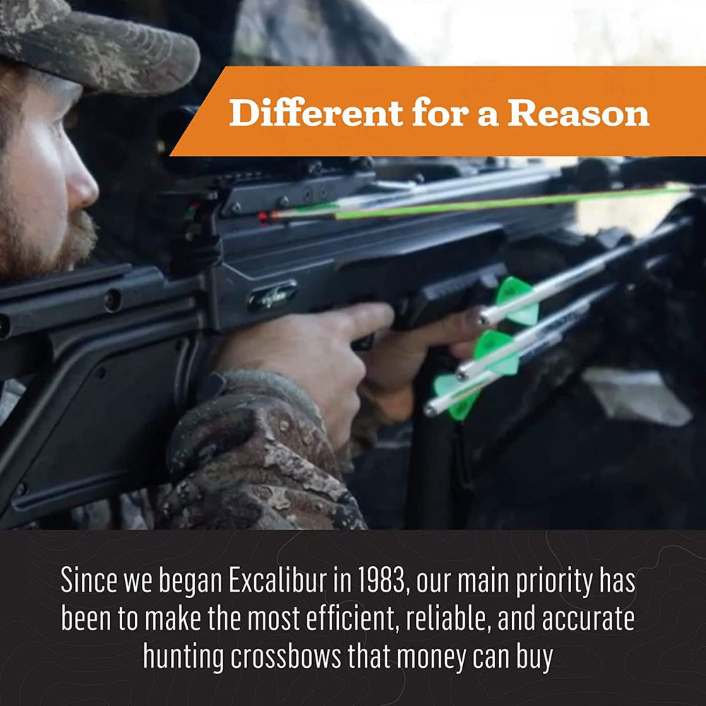 Excalibur crossbow string in use during hunt—smooth performance