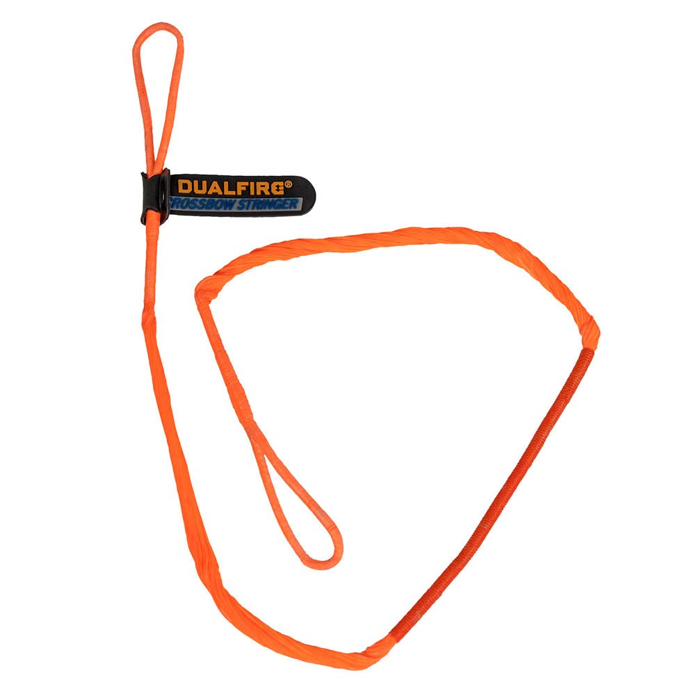 Excalibur DualFire stringing aid on TwinStrike crossbow enables quick field stringing.