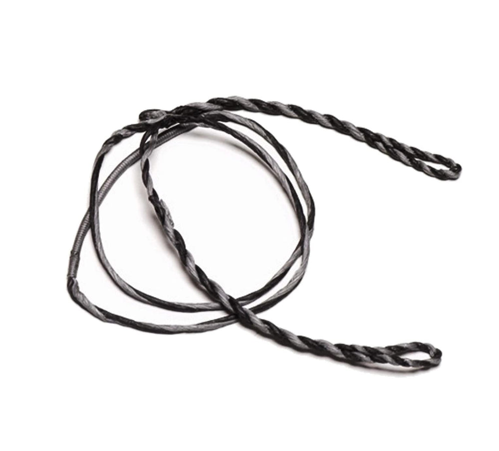 Excalibur crossbow string installation with Mag-Tip showing twist technique for end loops.